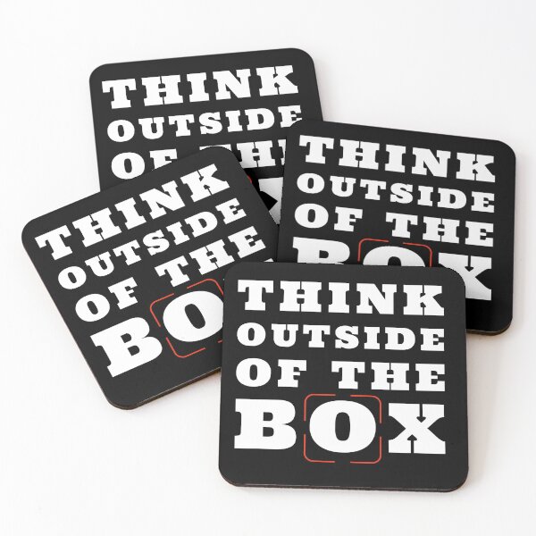Item preview, THINK OUT SIDE OF THE BOX designed and sold by Mahe Jabeen.