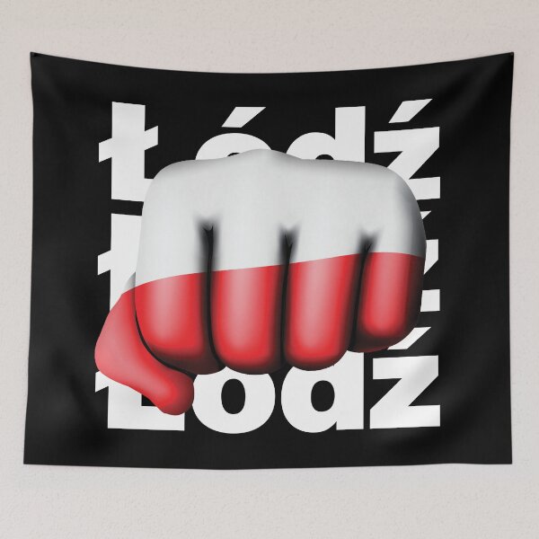 Item preview, Strong Lodz Polski Fist Polish Flag designed and sold by elhefe.