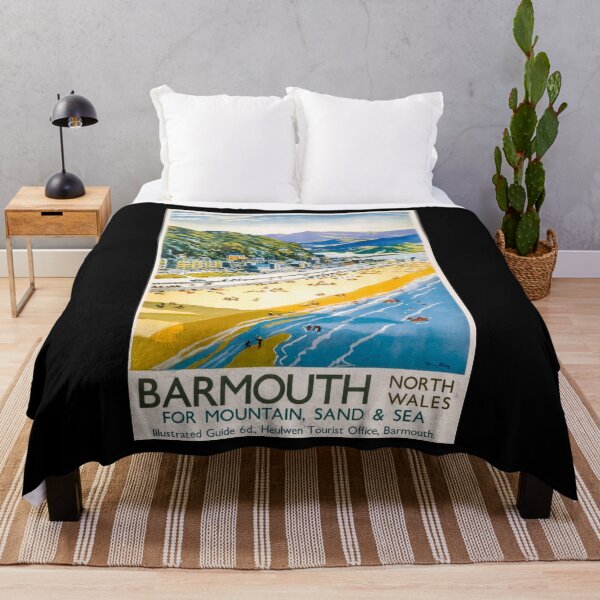 Item preview, retro classic Barmouth poster designed and sold by CorasPosters.