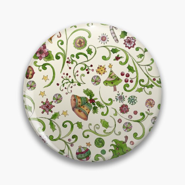 Item preview, Christmas scroll pattern  designed and sold by Sue Zipkin.