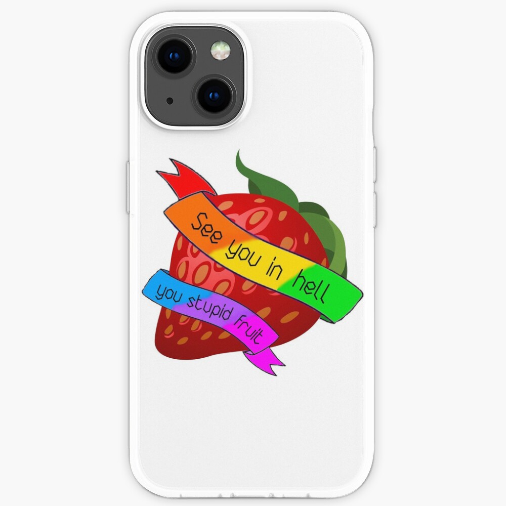 See You In Hell You Stupid Fruit Sticker By Lesbiangomez Redbubble