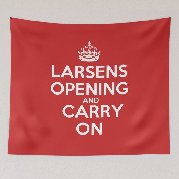 Item preview, Larsens Opening and Carry On - Chess opening T-Shirt designed and sold by edygun.