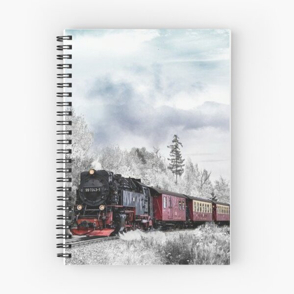 Item preview, Winter mood- snowy mountains with traveling train  designed and sold by Boss  Bubble.