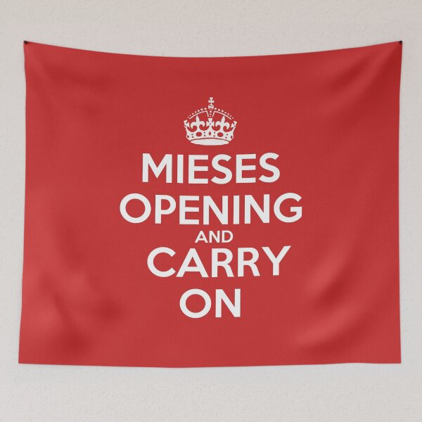 Item preview, Mieses Opening and Carry On - Chess opening T-Shirt designed and sold by edygun.