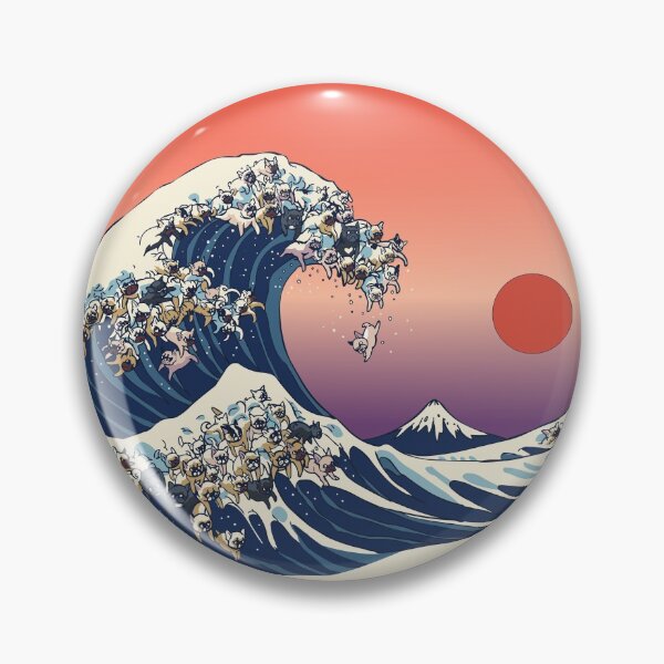 Item preview, The Great Wave of French Bulldog designed and sold by Huebucket.