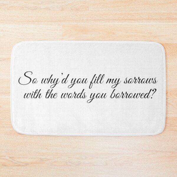 Item preview, The Words You Borrowed (Black) designed and sold by UnicornPeeps.