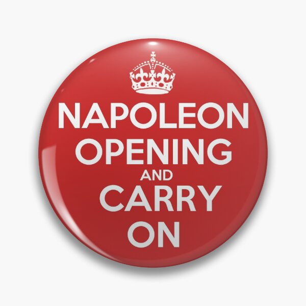 Item preview, Napoleon Opening and Carry On - Chess opening T-Shirt designed and sold by edygun.
