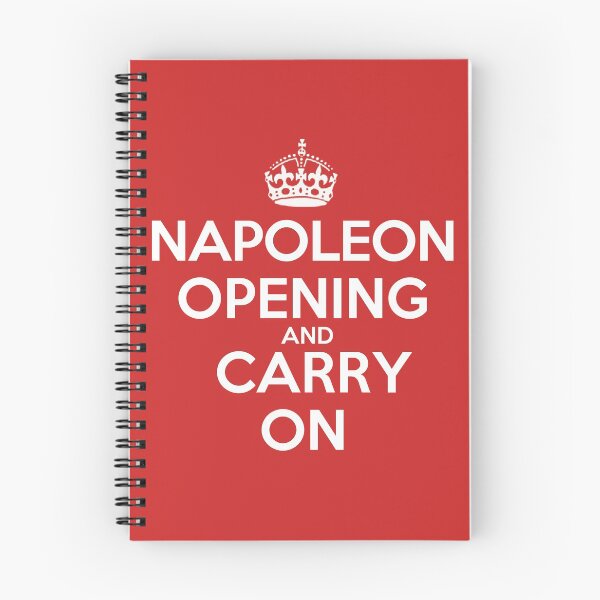Item preview, Napoleon Opening and Carry On - Chess opening T-Shirt designed and sold by edygun.