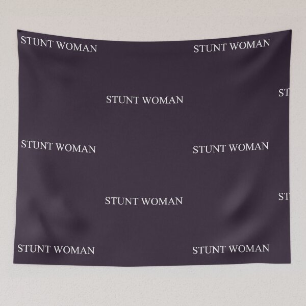 Item preview, Stunt Woman Short Phrase Funny One Liner graphic designed and sold by doodabobs.