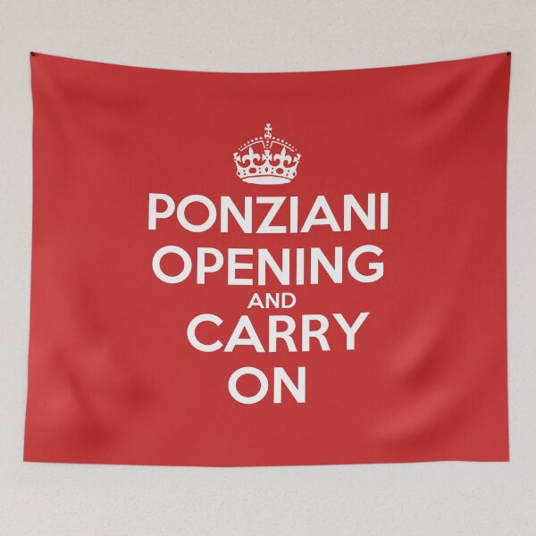 Item preview, Ponziani Opening and Carry On - Chess opening T-Shirt designed and sold by edygun.