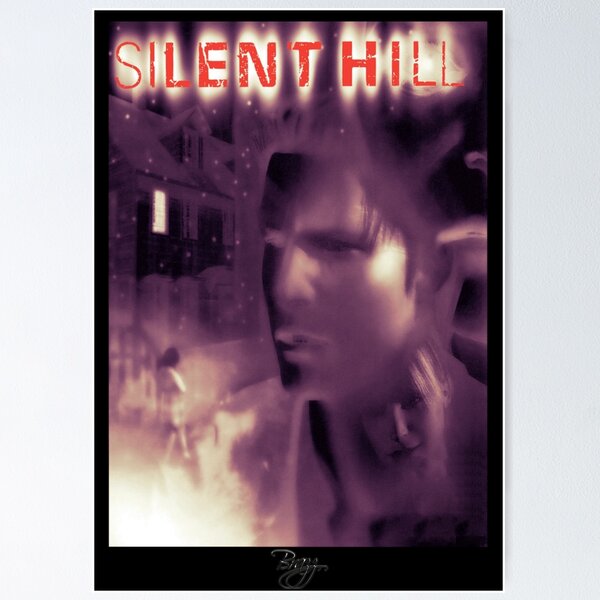 Silent Hill 2 - Ps2 Original Box Art (Green Cover) (Neon) Poster