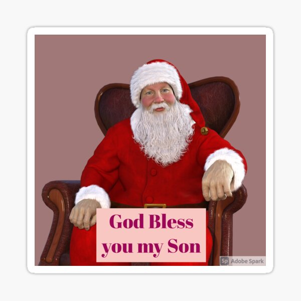 god-bless-you-my-son-sticker-for-sale-by-pkumar999-redbubble