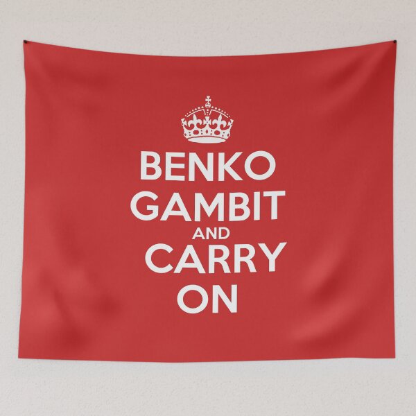 Item preview, Benko Gambit and Carry On - Chess opening T-Shirt designed and sold by edygun.