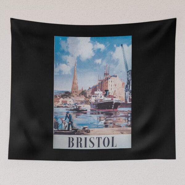 Item preview, viejo classic Bristol poster designed and sold by CorasPosters.