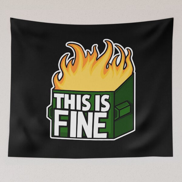 Item preview, DUMPSTER FIRE designed and sold by Sphynx-Ink.
