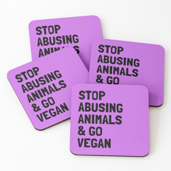 Item preview, Go Vegan | Veganism and Animal Rights | Magenta Square Black Text designed and sold by EarlessPierre.