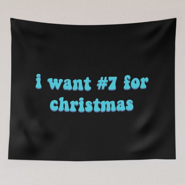 Item preview, i want number 7 for christmas designed and sold by prehokage.