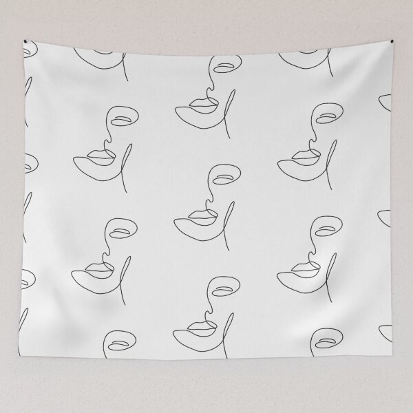 Item preview, Face Line Art II designed and sold by wallflowerbee.