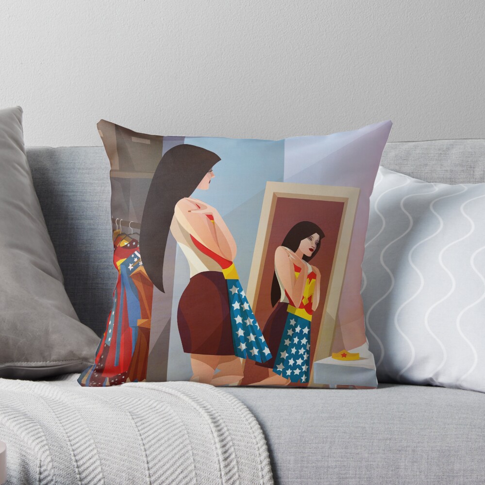 Item preview, Throw Pillow designed and sold by modHero.