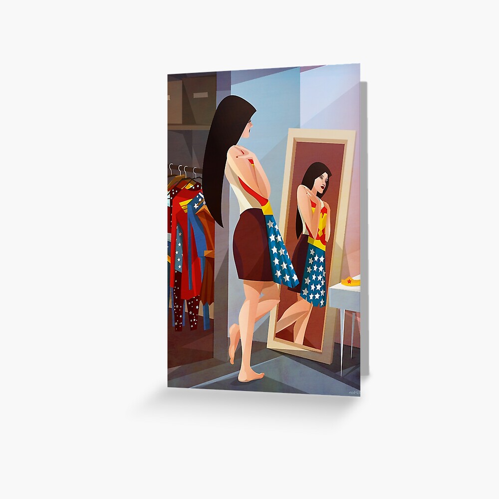 Item preview, Greeting Card designed and sold by modHero.