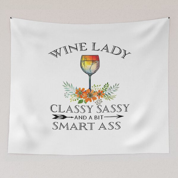 Item preview, Wine lady classy sassy and a bit smart designed and sold by juansstanley.