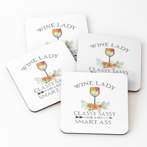Item preview, Wine lady classy sassy and a bit smart designed and sold by juansstanley.