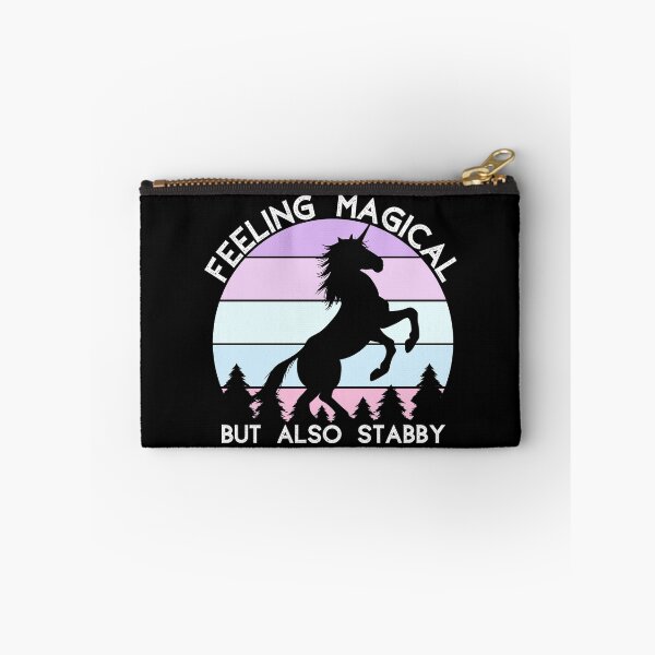 Item preview, Feeling magical but also stabby Unicorn  designed and sold by Apoorv Choudhary.
