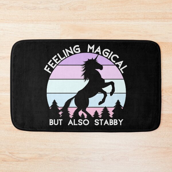 Item preview, Feeling magical but also stabby Unicorn  designed and sold by Apoorv Choudhary.