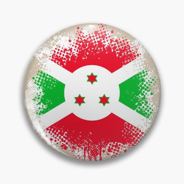 Item preview, Flag of Burundi - Splat designed and sold by pixelinga.