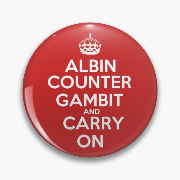 Item preview, Albin Counter Gambit and Carry On - Chess opening T-Shirt designed and sold by edygun.