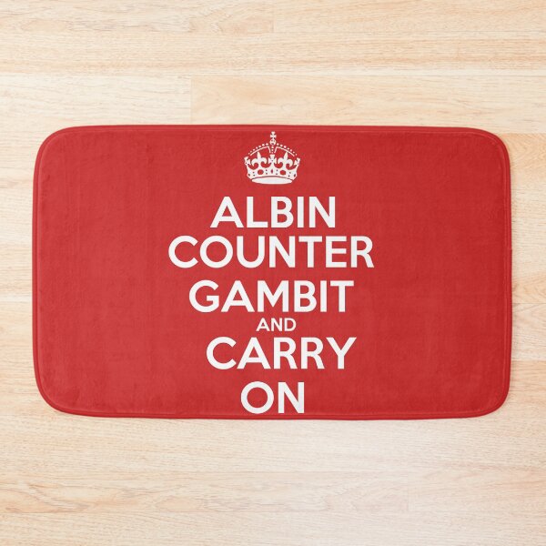 Item preview, Albin Counter Gambit and Carry On - Chess opening T-Shirt designed and sold by edygun.