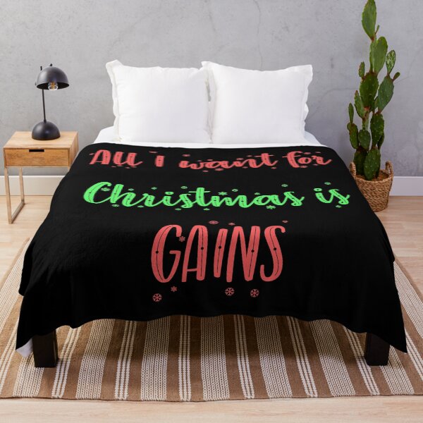 Item preview, All I Want For Christmas Is Gains designed and sold by prehokage.