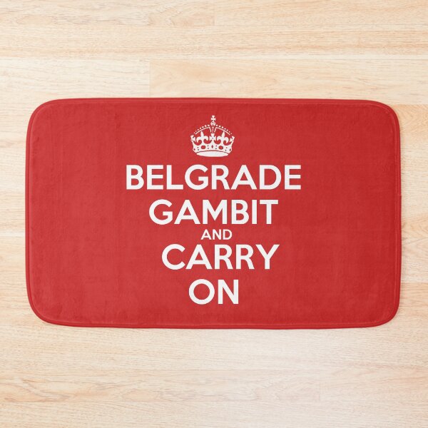 Item preview, Belgrade Gambit and Carry On - Chess opening T-Shirt designed and sold by edygun.