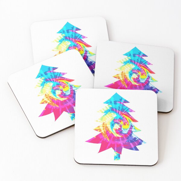 Item preview, Christmas Tree Tie Dye Rainbow Colorful Art designed and sold by MisPuHoney.