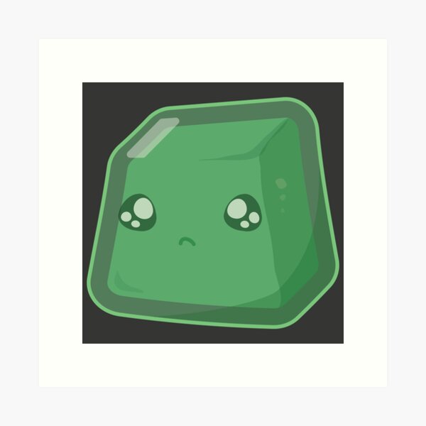 Minecraft Slime Boi Art Print for Sale by LuckyPop