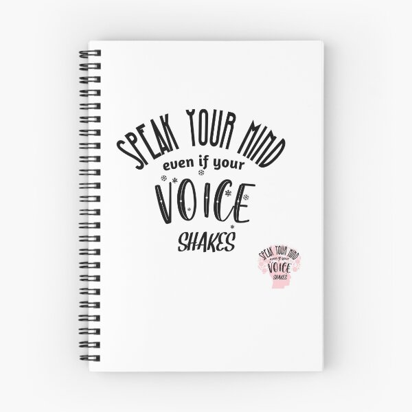 Item preview, Speak Your Mind Even If Your Voice Shakes Rbg Ruth Bader Ginsburg Feminist Resist Quote Essential T-Shirt designed and sold by myrstyle.