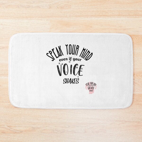 Item preview, Speak Your Mind Even If Your Voice Shakes Rbg Ruth Bader Ginsburg Feminist Resist Quote Essential T-Shirt designed and sold by myrstyle.