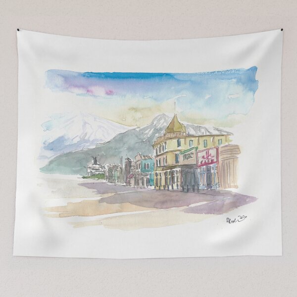 Item preview, Skagway Alaska USA Street Scene Excursion designed and sold by artshop77.