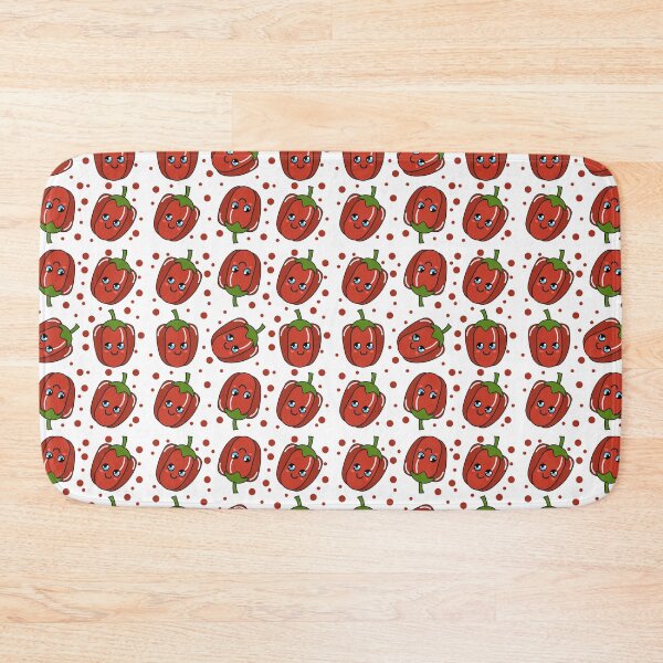 Item preview, Kawaii Bell Pepper Pattern designed and sold by KawaiiPark.