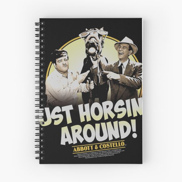 Item preview, ABBOTT AND COSTELLO HORSING AROUND designed and sold by not3enought.