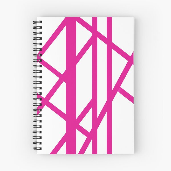 Item preview,  Pink and White Mod Line Geographic Pattern designed and sold by ChromaticAddict.