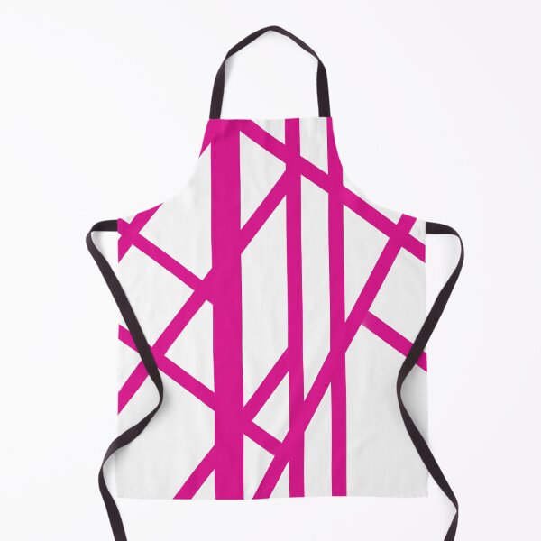 Item preview, Pink and White Mod Line Geographic Pattern designed and sold by ChromaticAddict.