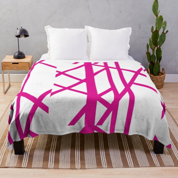 Item preview,  Pink and White Mod Line Geographic Pattern designed and sold by ChromaticAddict.