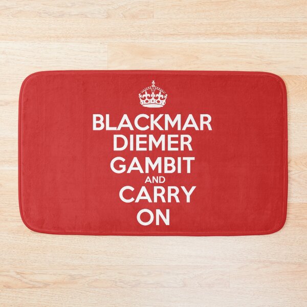 Item preview, Blackmar Diemer Gambit and Carry On - Chess opening T-Shirt designed and sold by edygun.