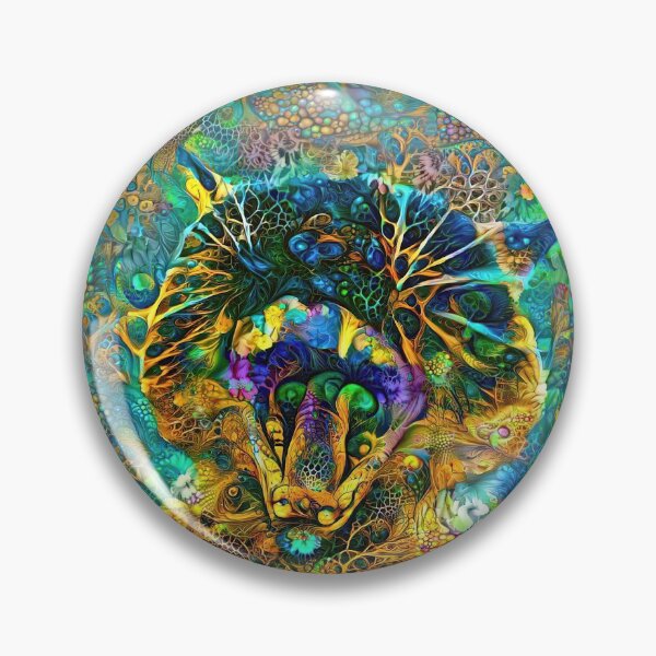 Item preview, Deepdream floral cat abstraction designed and sold by blackhalt.