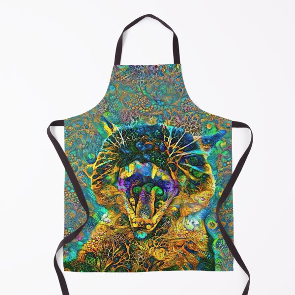 Item preview, Deepdream floral cat abstraction designed and sold by blackhalt.