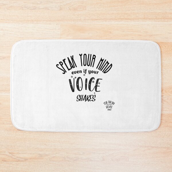 Item preview, Speak Your Mind Even If Your Voice Shakes Rbg Ruth Bader Ginsburg Feminist Resist Quote Essential T-Shirt designed and sold by myrstyle.