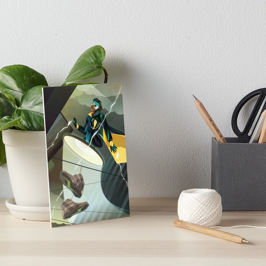Item preview, Art Board Print designed and sold by modHero.