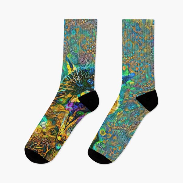 Item preview, Deepdream floral cat abstraction designed and sold by blackhalt.