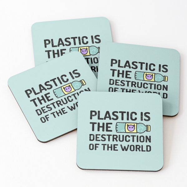 Item preview, Plastic is the destruction of the world designed and sold by Cat-designs.